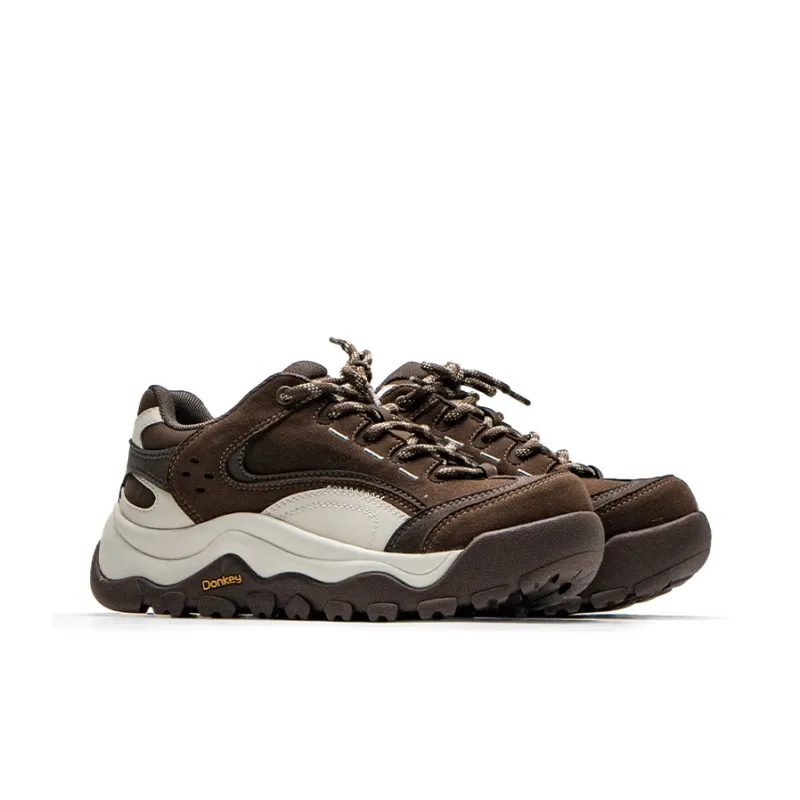 Mule Donkey Height Increasing Breathable Casual Shoes Unisex Brown-3