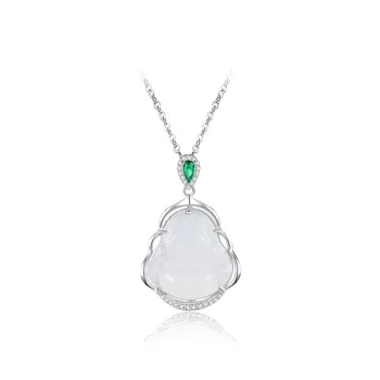 Gold Of China Chalcedony Jade Necklaces Unisex