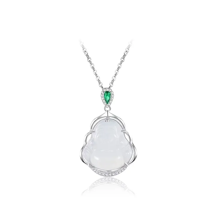 Gold Of China Chalcedony Jade Necklaces Unisex-0