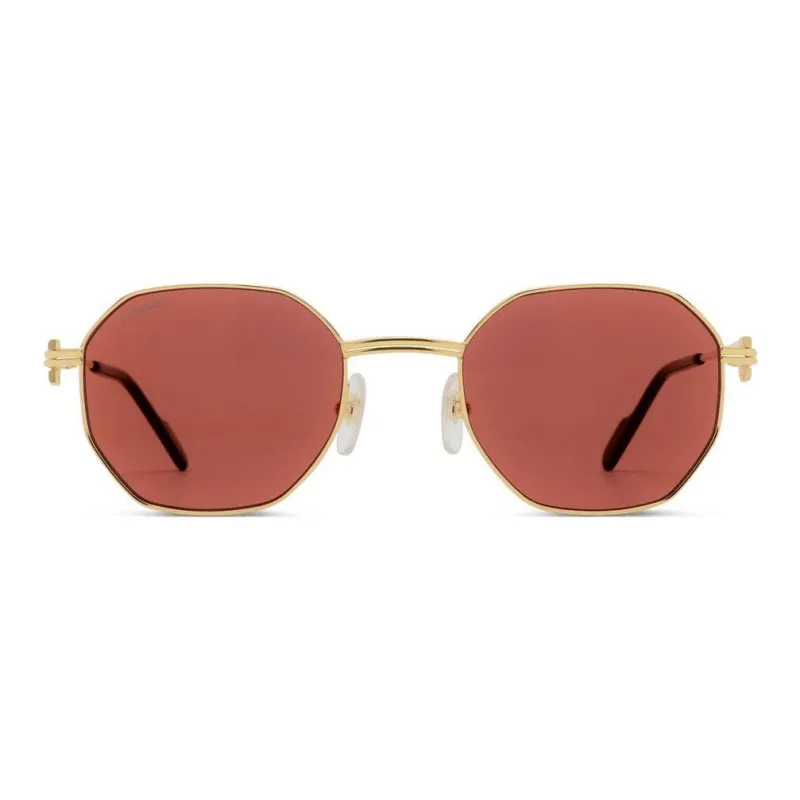 Cartier Hexagonal Frame Sunglasses-1