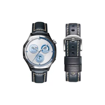 IBOANN Watch Band Huawei Compatibility Cowhide Leather Material