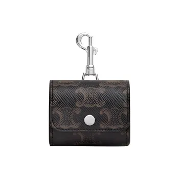 CELINE Triomphe Canvas With Calfskin Wallet Men's Black