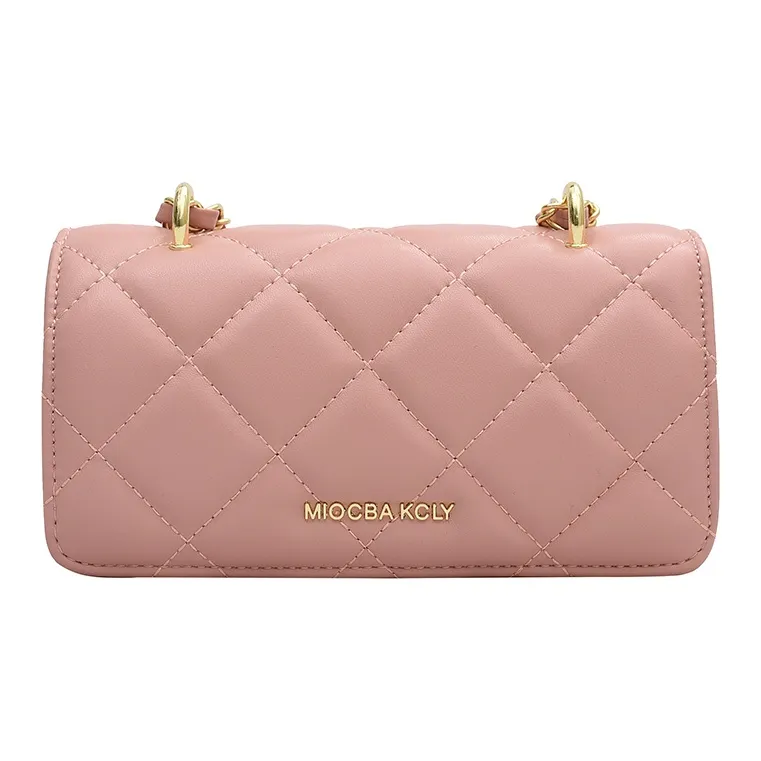 Yalu PU Material Shoulder Bag Regular Women's Ecru/Black/Green/Pink-7