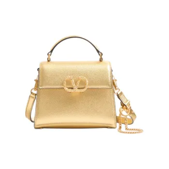 Valentino GARAVANIVSLING Grained Calfskin Shoulder Bag Crossbody Bag Handbag Mini Women's Gold