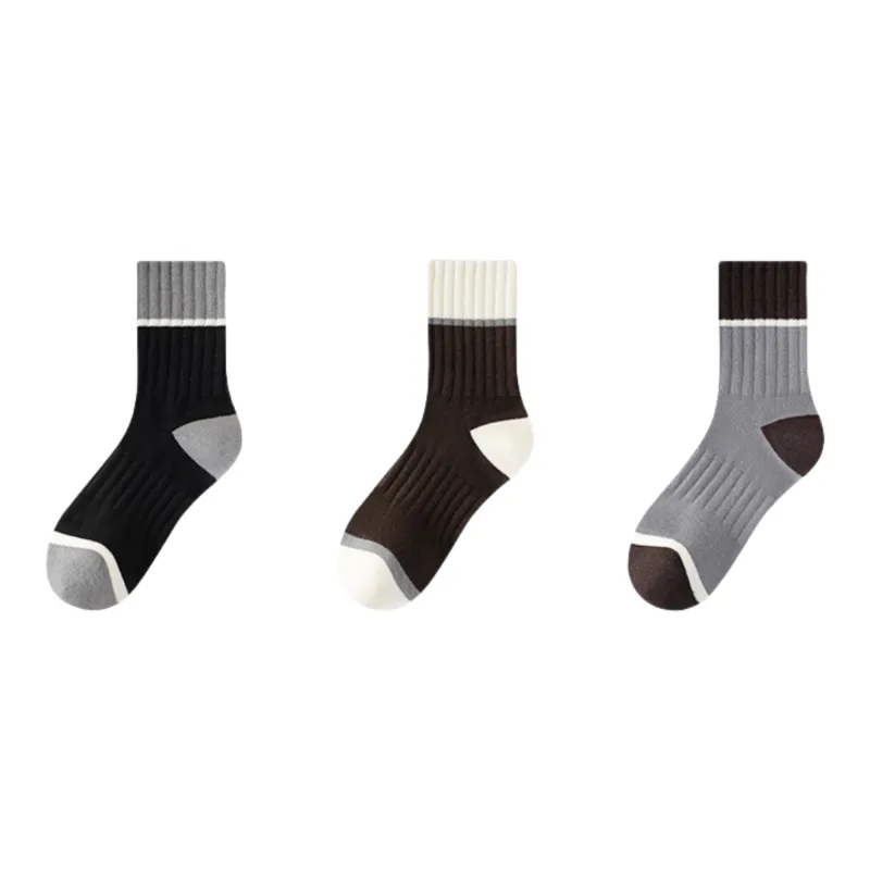 Yalu Mid Calf Socks Men's 3 Pack-0