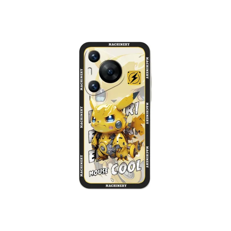 Cuttlefish Grid TPU Material Cute Cartoon Phone Case Compatibility Huawei Pura70/60/50/40/30/Pro-15