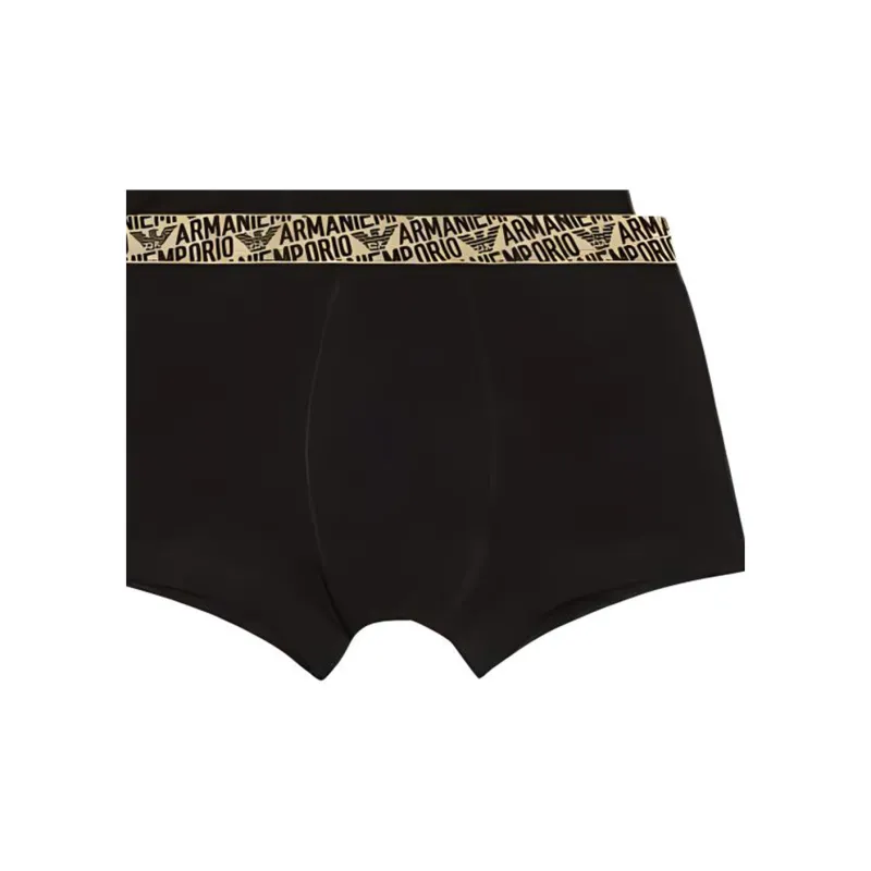EMPORIO ARMANI Two pack Of Asv All over Shiny Logoband Boxer Briefs-5