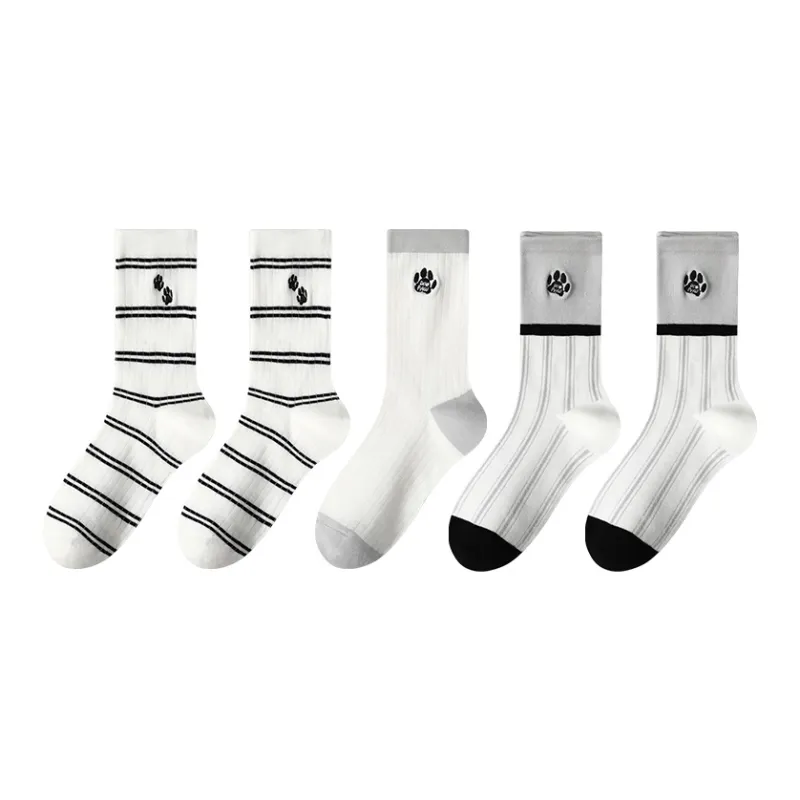 MIIOW Mid Calf Socks Women's Combo Set-16