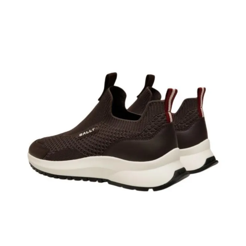 BALLY Outline Low Top Casual Shoes Men's Ebony-3