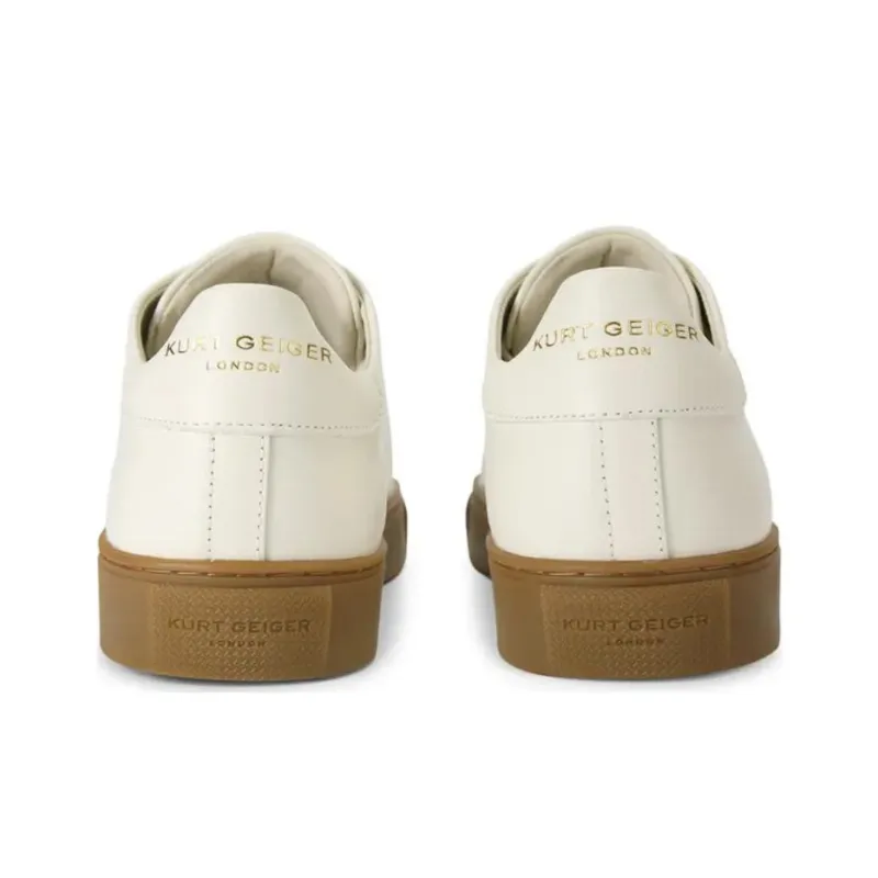Kurt Geiger London Lennon Low-Top Skateboard Shoes Men's White-4