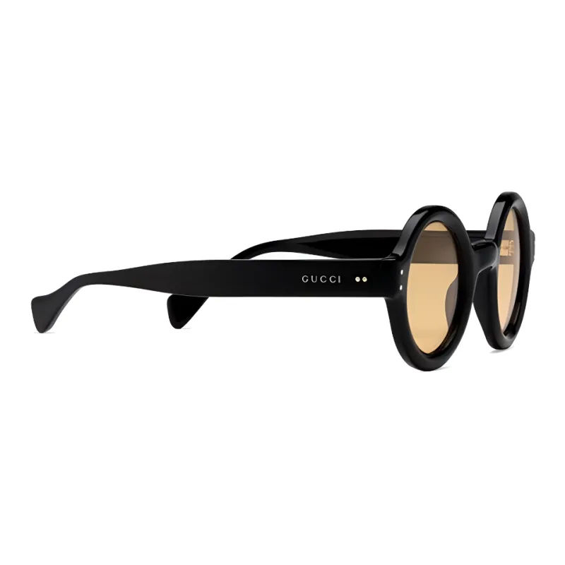 GUCCI Round Sunglasses Women's Black-1