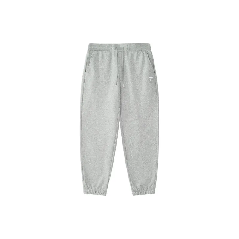 FILA FUSION Knitted Sports Pants Men's BC04 Gray Heather Gray-0