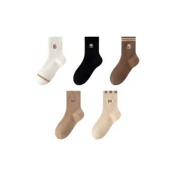 MIIOW Trend Party Series Mid Calf Socks Women's 5 Pack