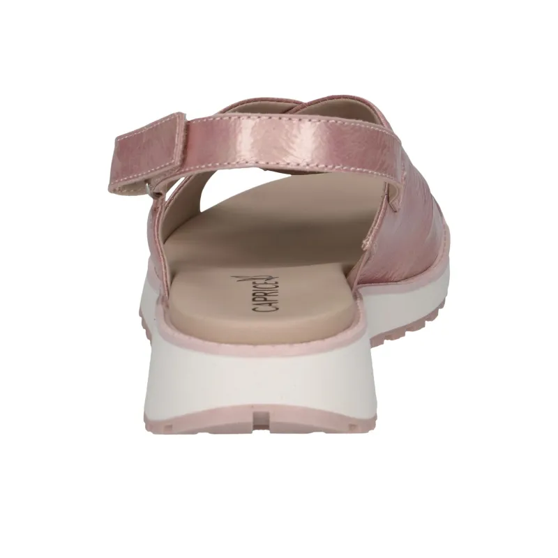 CAPRICE Kandy Strap Sandals 4.5cm Women's Pink-5
