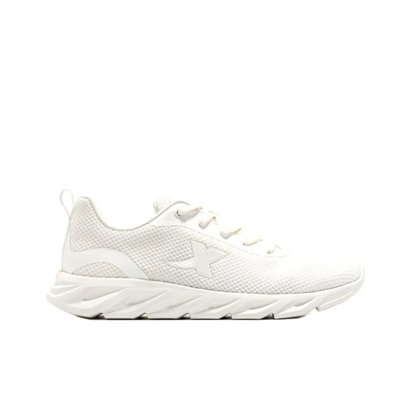 XTEP Feather Cushioning Breathable Lightweight Abrasion Resistant Slip Resistant Low Top Running Shoes Men's White-1