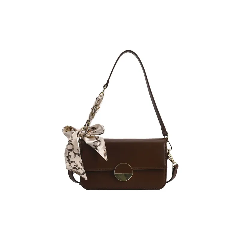 Yalu PU Crossbody Bag, Shoulder Bag Regular Women's Black/Khaki/Brown/Floral Black-3