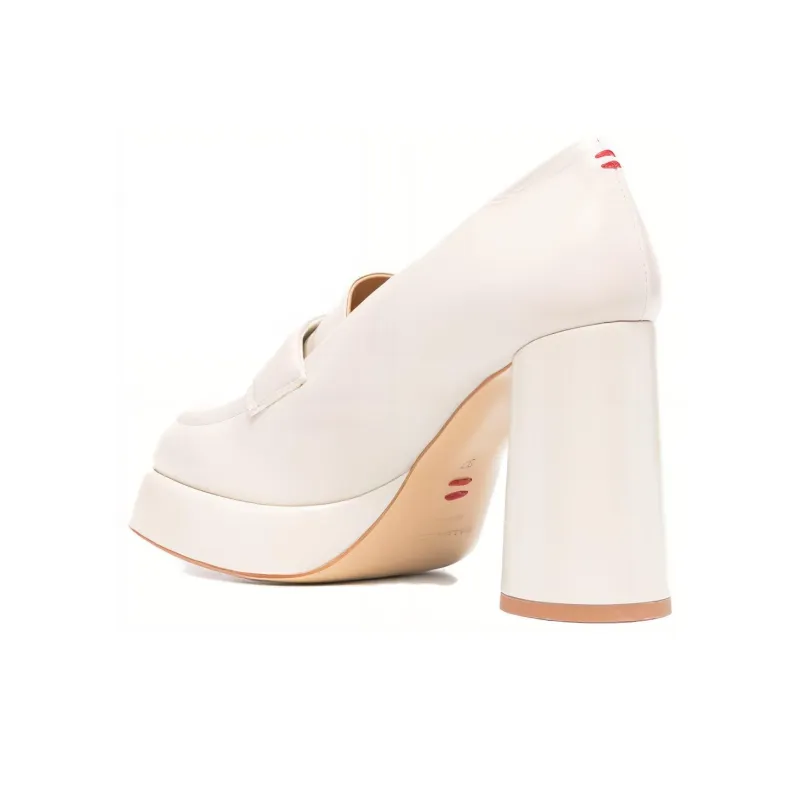 HALMANERA Loafers Women's White-3