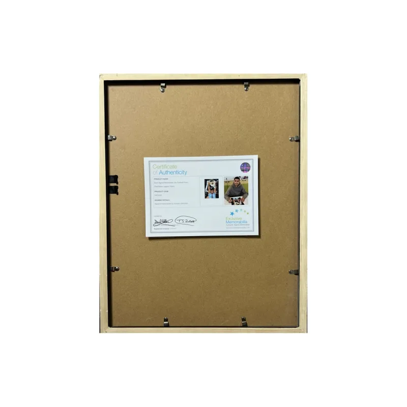EM Rodney Includes Certification Certificate Outer Frame Size: 38.6x48.6cm Premier League Manchester City-4