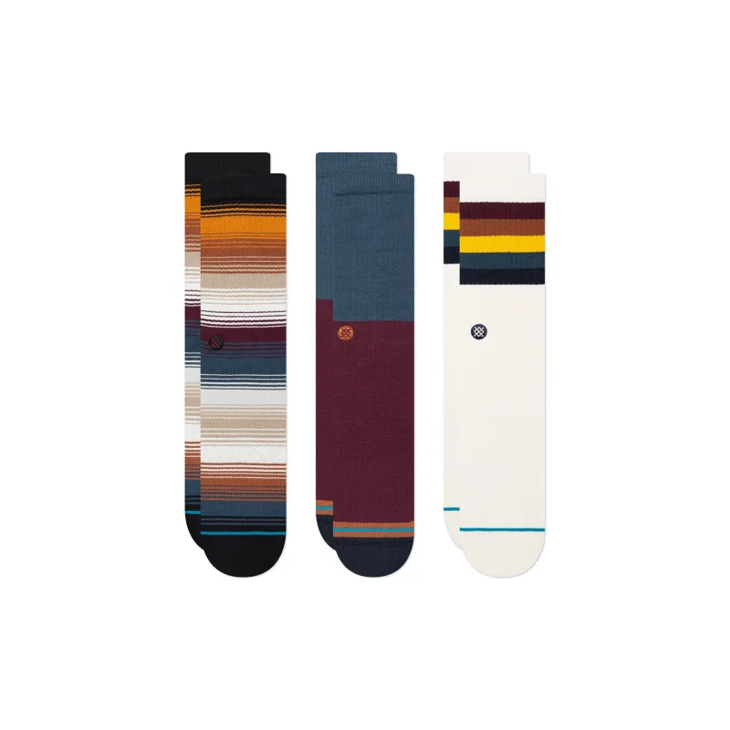 Stance Mid Calf Socks Unisex 1 Pack Navy Blue-3