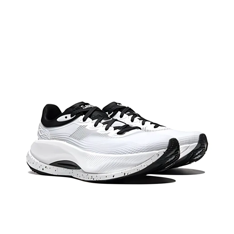 LiNing Yueying 4PRO Cushioned Slip Resistant Breathable Low Top Casual Running Shoes Women's White-3