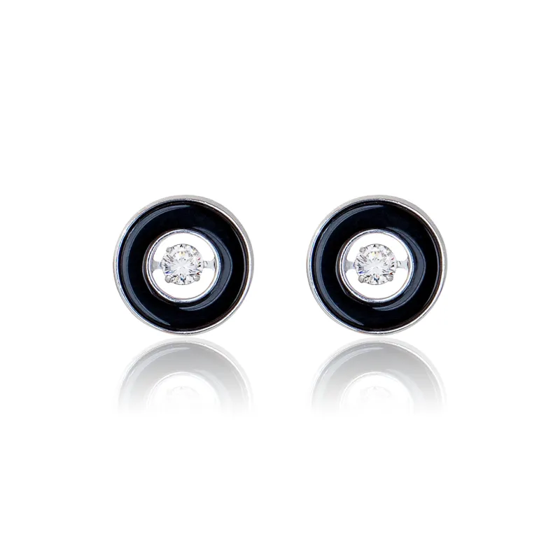 YYOGURT S925 Silver Stud Earrings Unisex-0
