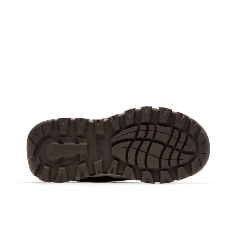 Mule Donkey Height Increasing Breathable Casual Shoes Unisex Brown-7