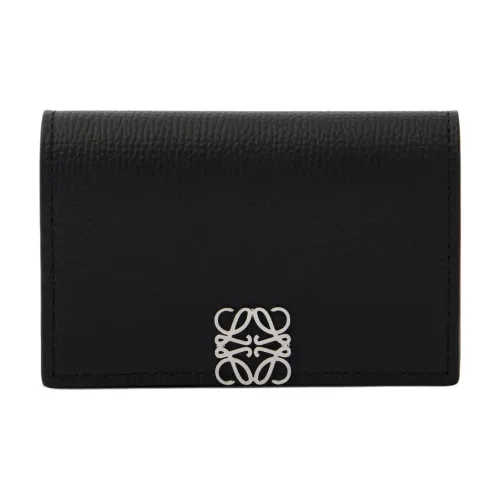 LOEWE Anagram Calfskin Wallet Women's Black