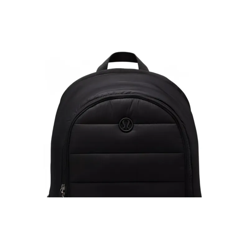 Lululemon Wunder Puff Series Nylon Backpack Regular Unisex Black-3