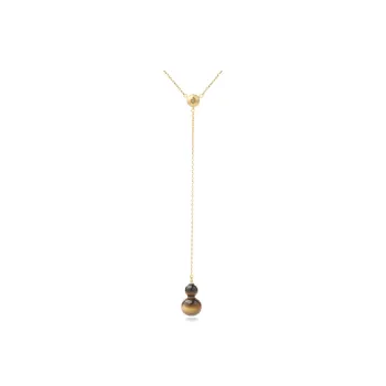 BAODEYI Copper Plated With 14k Gold Necklaces Unisex