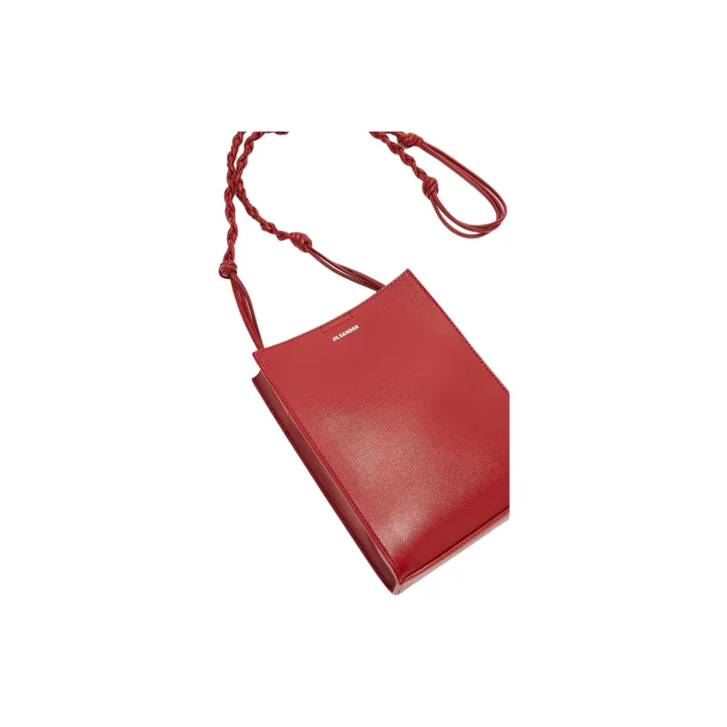 JIL SANDER Tangle Small Logo Embossed Crossbody Bag-2