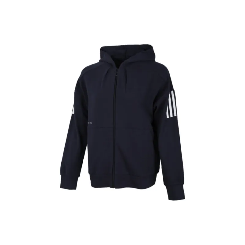 Adidas W S2S PILE HDJK Jackets Coats Women's Dark Blue-2