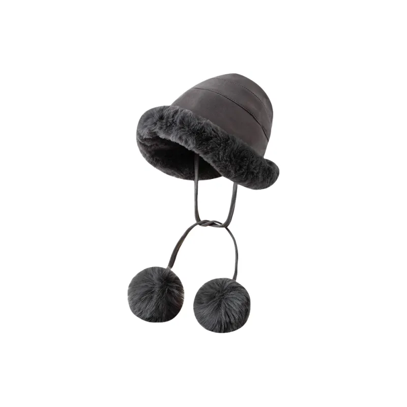 Moore Joan Suede Mongolian Hat Unisex-2