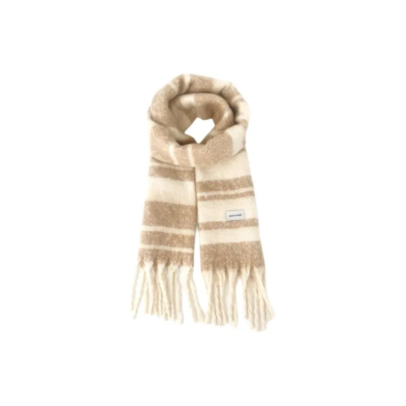 JEANSWEST Polyester Knit Scarves Unisex-1