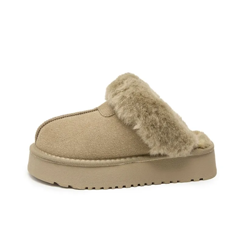 WESTLINK TPR Sole Fuzzy Slip Resistant Wrap toe Slippers Women's-1