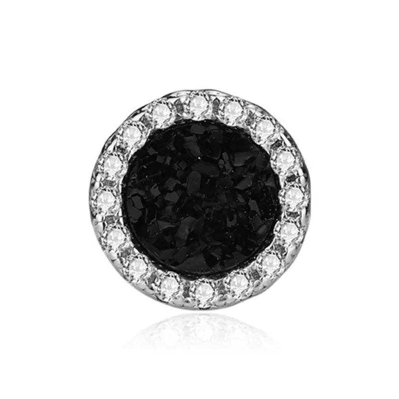 ICEGANG S925 Sterling Silver Stud Earrings Unisex-5
