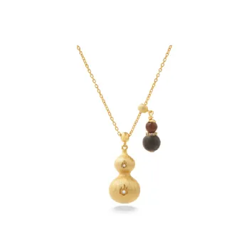 BAODEYI Copper Plated With 14k Gold Necklaces Unisex