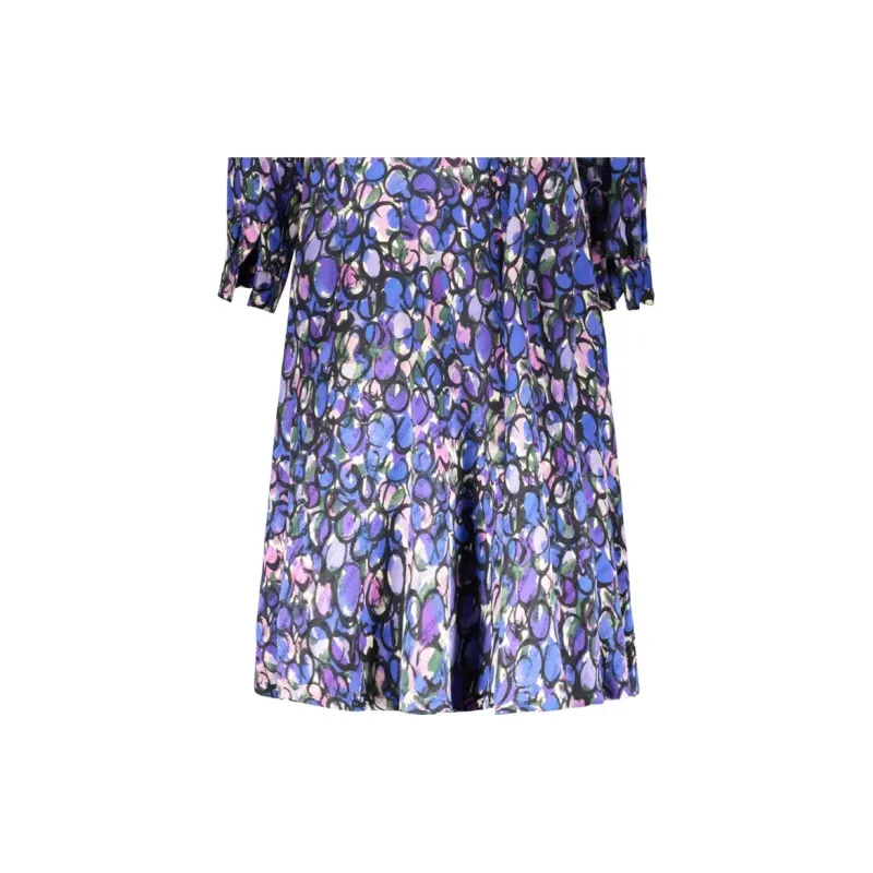Balenciaga Long Sleeved Dress, Regular Fit Women's Purple-4