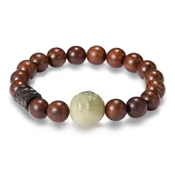 SIANNMIH Golden Sandalwood Bracelets Unisex