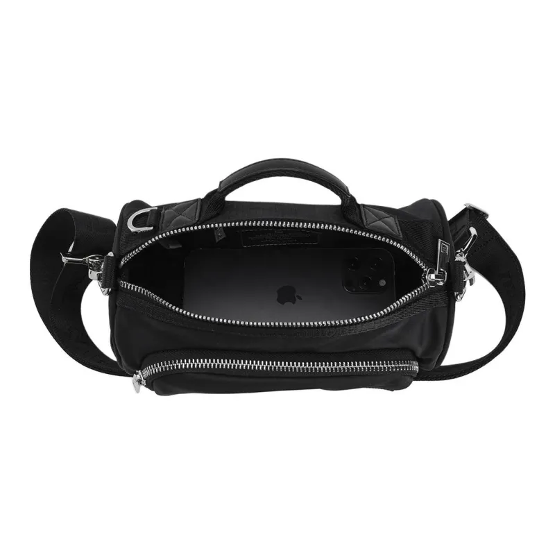 FILA ORIGINALE Fabric Crossbody Handbags Extra Small Women's Black-3