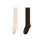 Milk White+Dark Coffee (Calf Socks)
