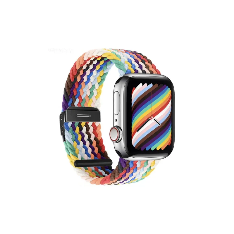 ZHENGGUANG Watch Band Apple Compatibility Woven Material-26