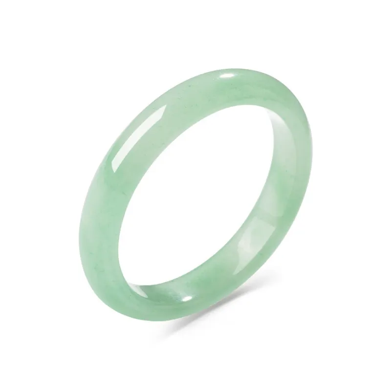 Artisan Lock Heart Jade Aventurine Bangles Women's-0