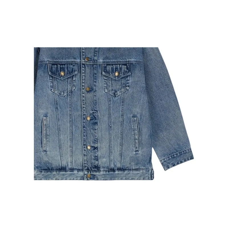 MICHAEL KORS FW24 Denim Jacket Women's Denim Blue-4