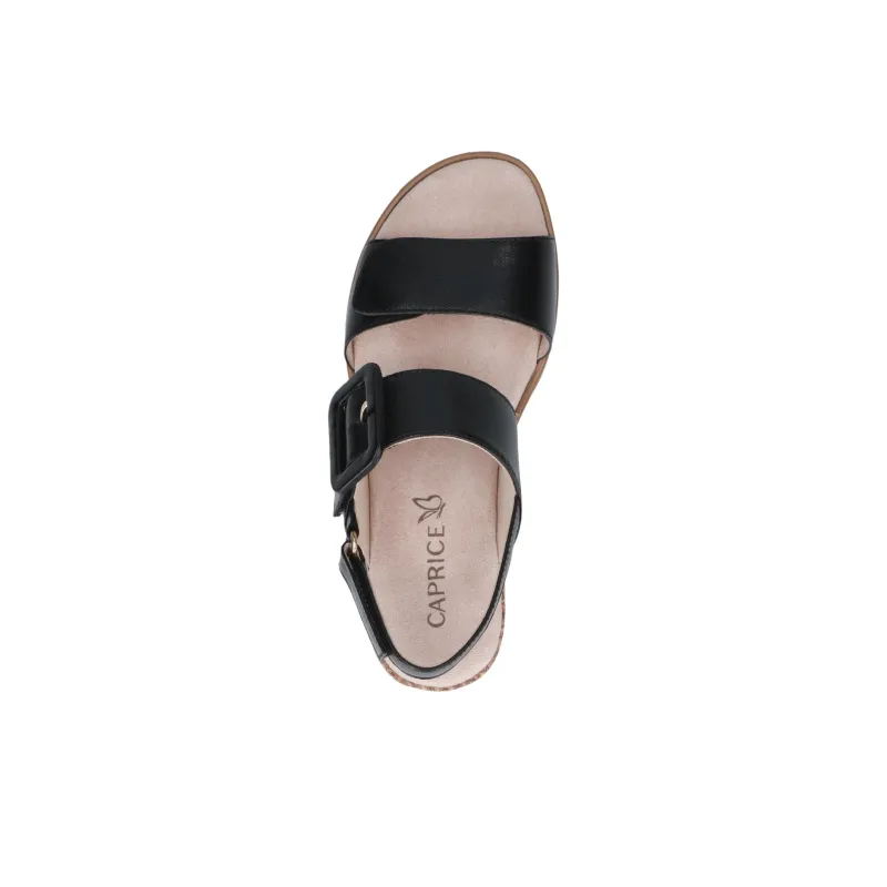 CAPRICE Bernadette Strap Sandals Women's Black-2