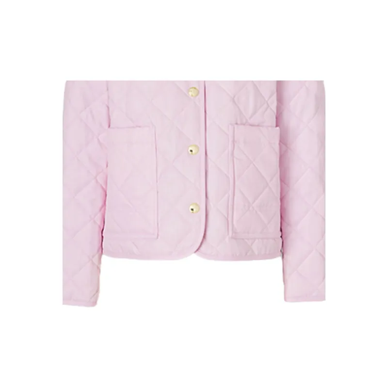 Burberry Jackets Coats Women's Pink-5
