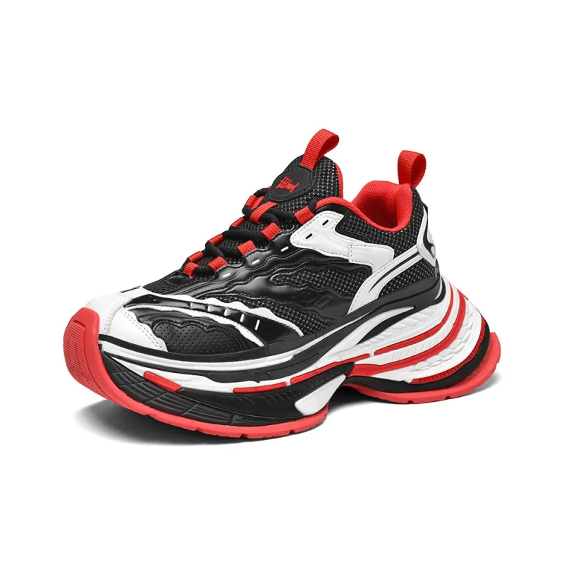 Grumpy Ram Slip Resistant Breathable Height Increasing Low Top Chunky Sneakers Unisex-1
