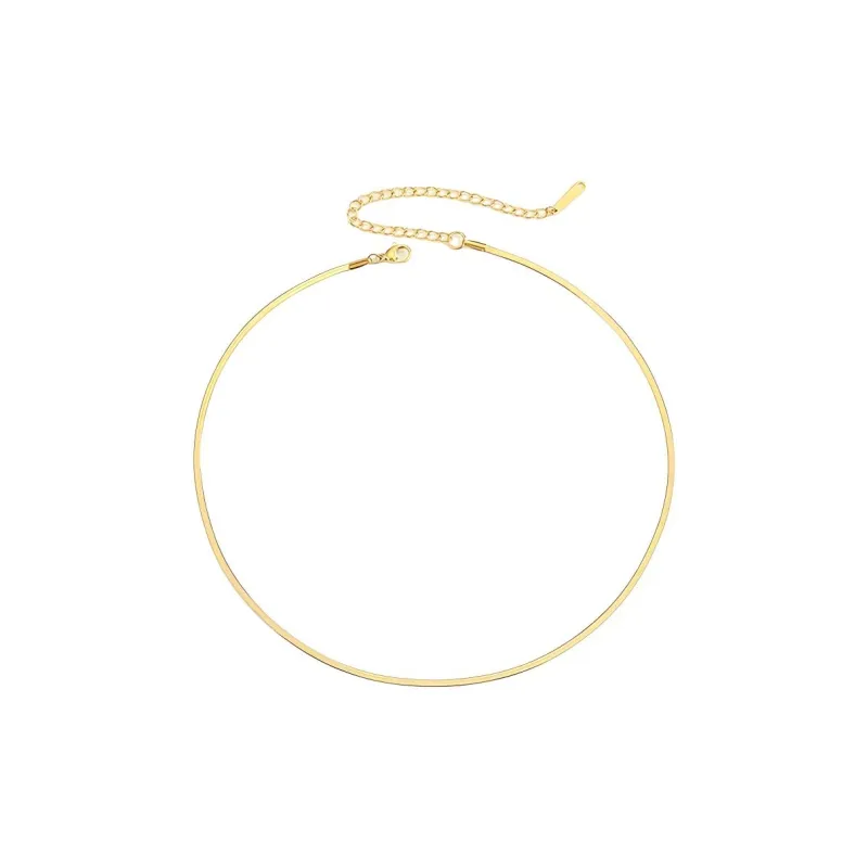HYÈRES LOR Stainless Steel Necklaces Women's Gold-0
