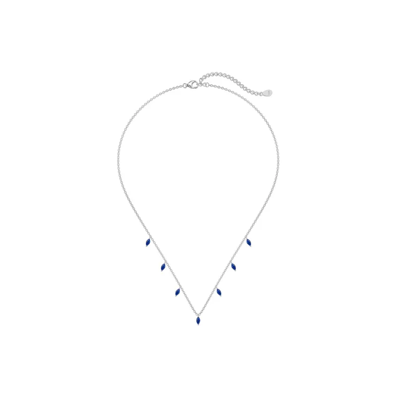 KAILEIFU S925 Silver Necklaces Women's Silver-12