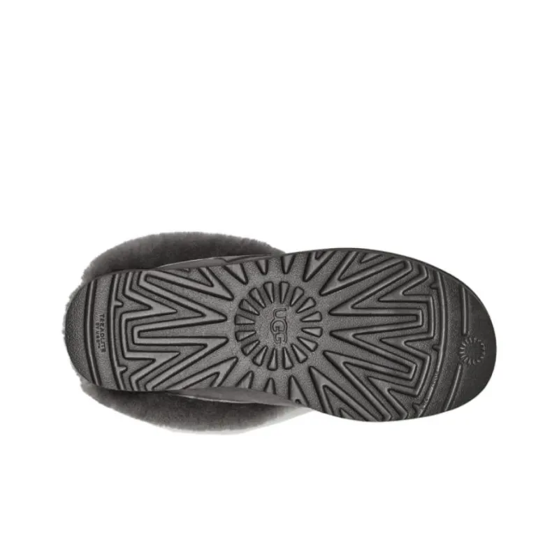 UGG Slip-Resistant Wrap-toe Slippers Unisex Gray-5