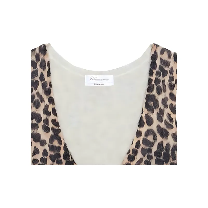 Blumarine Leopard print Tank Top-5